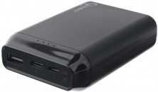 Внешний аккумулятор Gembird GPB-101, 10000мА/ч, USB, type-c, 2.1A, черный фото №20340