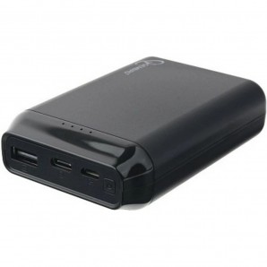 Внешний аккумулятор Gembird GPB-101, 10000мА/ч, USB, type-c, 2.1A, черный фото №20342