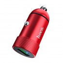 Автомобильный адаптер HOCO Z32 1USB 3.0A QC3.0 красный фото №20403