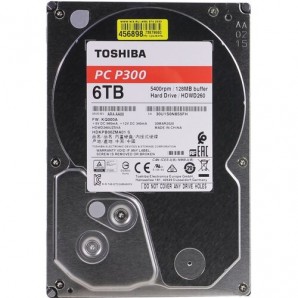 Жёсткий диск TOSHIBA 6000Gb P300 HDWD260UZSVA (SATA 6Gb/s, 5400 rpm, 128Mb) фото №20468