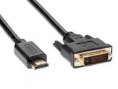 Кабель HDMI-DVI, 5м, TV-COM 2 фильтра  фото №20470