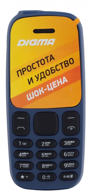 Мобильный телефон Digma Linx A106 32Mb синий 2Sim 1.44" 68x98 LT1065PM фото №20514