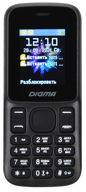Мобильный телефон Digma Linx A172 32Mb черный 2Sim 1.77" TFT 128x160 LT1070PM фото №20516
