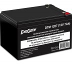 Аккумулятор Exegate DTM 1207 (12V 7,2Ah, клеммы F2) фото №20539