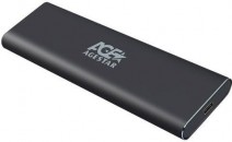 Внешний корпус AgeStar 3UBNF5C, M.2 NGFF (B-key) алюминий, чёрный USB 3.2 Type-C фото №20559