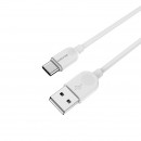 Кабель Borofone BX14 USB 2.0 - TYPE-C 2.0м 2,4A белый фото №20683