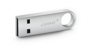Токен USB ключ ESMART Token USB 64K Metal Серт ФСТЭК, Инд упак фото №20714