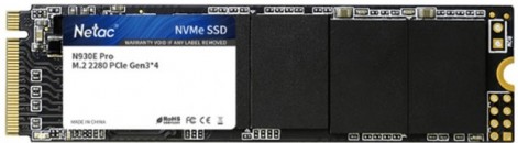 Твердотельный накопитель SSD M.2 1TB Netac N930E Pro NVMe PCIe NT01N930E-001T-E4X фото №20755