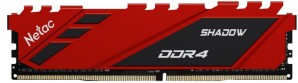 Память DDR IV 08GB 3600MHz Netac Shadow CL18 1.35V / NTSDD4P36SP-08R / Red / with radiator фото №21058