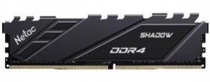 Память DDR IV 08GB 3200MHz Netac Shadow CL16 1.35V / NTSDD4P32SP-08E / Gray / with radiator фото №21065