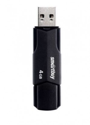 Память Flash USB 04 Gb Smart Buy CLUE Black фото №21302
