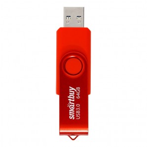 Память Flash USB 64 Gb Smart Buy Twist Red USB 3.0 фото №21317