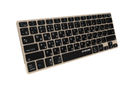 Беспроводная клавиатура Jet.A SlimLine LINE K2 BT, золотой, Bluetooth с аккумулятором фото №21391