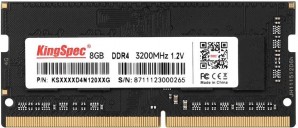 Память SO-DIMM DDR IV 08GB 3200MHz Kingspec KS3200D4N12008G 1.2В фото №21486