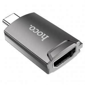 Переходник HOCO Type-C(m) - HDMI(f) Easy UA19, чёрный фото №21552