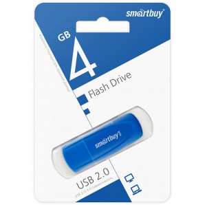 Память Flash USB 04 Gb Smart Buy Scout Blue фото №21556
