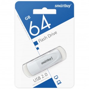 Память Flash USB 64 Gb Smart Buy Scout White фото №21563