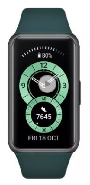 Фитнес-браслет Huawei Band 6 корпус - зеленый, ремешок - серый, 1.47", AMOLED, 368x194, Bluetooth фото №21580