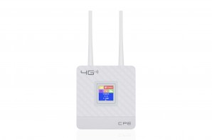 Роутер беспроводной 4G cpf903, Hotspot Lte Wifi роутер Wan/Lan порт, две внешние антенны, с sim-картой фото №21903