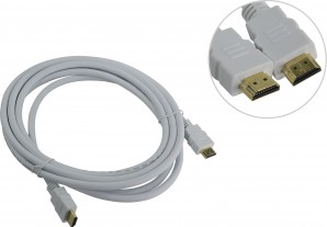 Кабель HDMI-HDMI <01.8м> iOpen HDMI 19M/M ver 2.0 белый <ACG711W-1.8M> фото №22065