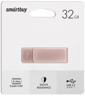 Память Flash USB 32 Gb Smart Buy M1 Metal Apricot USB 3.1 фото №22103