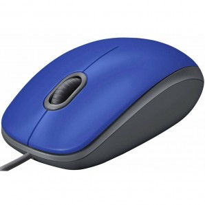 Мышь Logitech M110 Silent синяя (USB, 3 кн., 1000 dpi, 910-005500) фото №22236