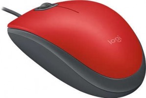 Мышь Logitech M110 Silent красная (USB, 3 кн., 1000 dpi, 910-005501/910-005489) фото №22238