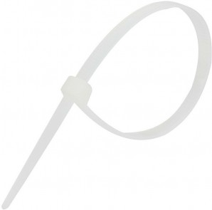 Стяжка нейлоновая Cablexpert NYT-250x4.8B пластиковые 250 мм х 4.8 мм, белые(100шт) фото №22274