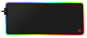 Коврик тканевый DEFENDER Black XXL Light 780*300*4 мм, RGB фото №22361