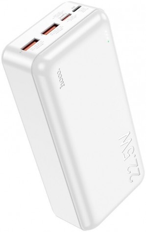 Внешний аккумулятор HOCO J101B, Astute, 30000mAh, QC3.0, PD3.0, цвет: белый фото №22465