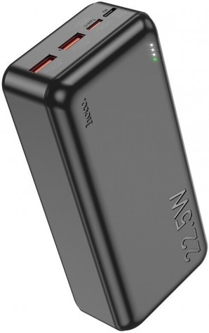 Внешний аккумулятор HOCO J101B, Astute, 30000mAh, QC3.0, PD3.0, цвет: чёрный фото №22466