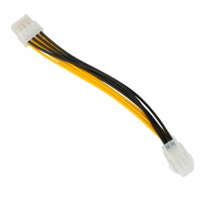 Кабель-удлинитель питания PCIe Cablexpert CC-PSU-84-20CM, PCIe 8pin(M) / PCIe 4pin(F), 20см фото №22521