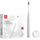 Электрическая зубная щетка Oclean Endurance белая звуковая, режимов - 2 шт, насадок - 1 шт, питание от аккумулятора фото №22617