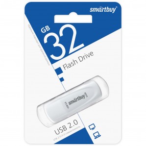 Память Flash USB 32 Gb Smart Buy Scout White USB 3.0 фото №22634