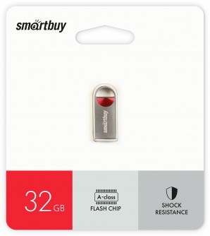 Память Flash USB 32 Gb Smart Buy MC8 Metal Red (SB032GBMC8) фото №22665