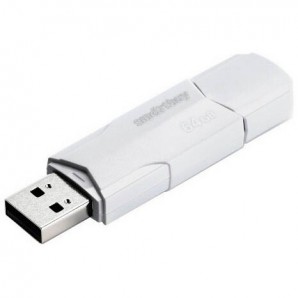 Память Flash USB 64 Gb Smart Buy CLUE White фото №22800