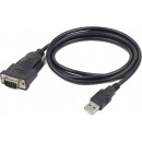 Кабель USB->SERIAL Cablexpert UAS-DB9M-02 AM/DB9M, 1,5 м, WinXP-Win8, черный, пакет фото №22819