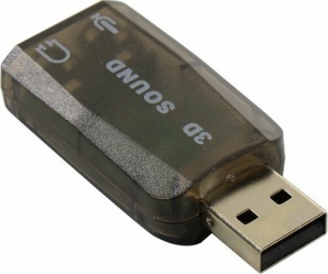 Звуковая карта USB ExeGate <EX-AU-01N> для подключения гарнитуры к USB порту фото №22840