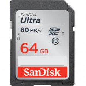 Память SDXC Card 064 Gb SanDisk Class10 Ultra 140MB/s <SDSDUNB-064G-GN6IN> фото №23019