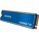 Твердотельный накопитель SSD M.2 256 GB ADATA ALEG-710-256GCS PCIe Gen3x4 with NVMe, 2100/1000, IOPS 90/130K, MTBF 1.5M, 3D NAND, 65TBW, 0,23DWPD, Heat Sink, RTL фото №23086
