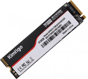 Твердотельный накопитель SSD M.2 512 GB Kimtigo TP-3000 <K512P3M28TP3000> (PCI-E 3.0 x4, up to 2000/1800MBs, 3D TLC, NVMe, 160TBW, 22х80mm) фото №23170