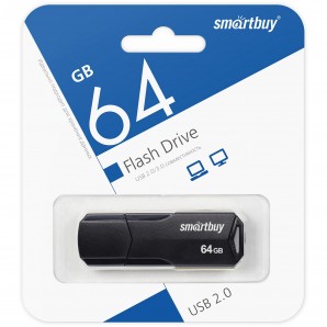 Память Flash USB 64 Gb Smart Buy CLUE Black USB 3.0 фото №23214