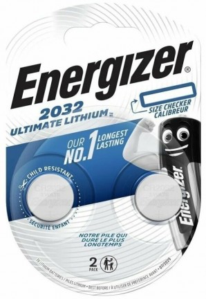 Батарейка Energizer  Classic, CR2032/DL2032 (2032), lithium, FSB 2 шт. [7638900248357] фото №23243