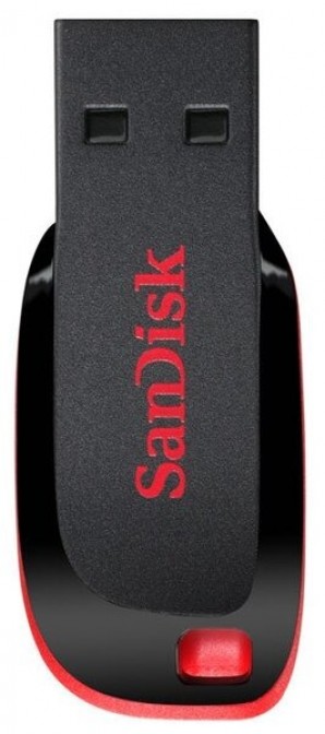 Память Flash USB 128 Gb SanDisk Cruzer Blade <SDCZ50-128G-B35>, USB2.0 фото №23330