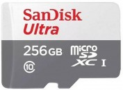 Память MicroSDXC 256GB SanDisk Ultra Class 10, UHS-I, R 100 МБ/с,  без адаптера SD фото №23550